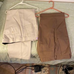 2 pairs of 36x32 khakis